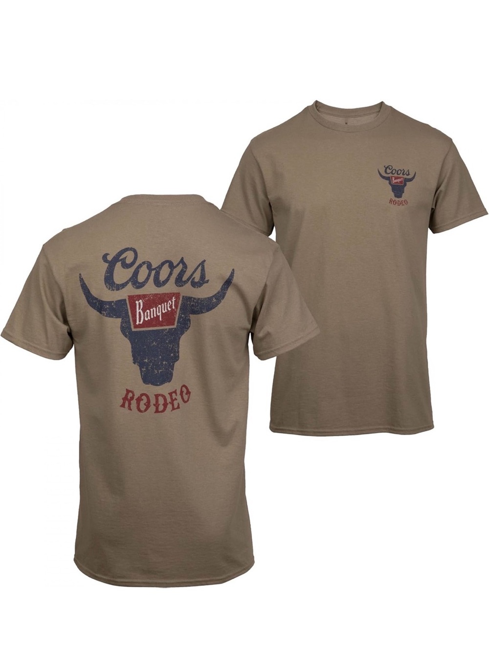 Coors Banquet Rodeo Short Sleeve Tee - Brown
